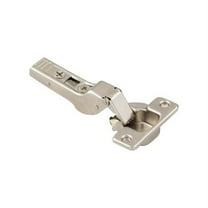 2-Pack Blum 120 Degree Clip Top Half Cranked Screw-On Self Closing Cabinet Hinge, Nickel Plated