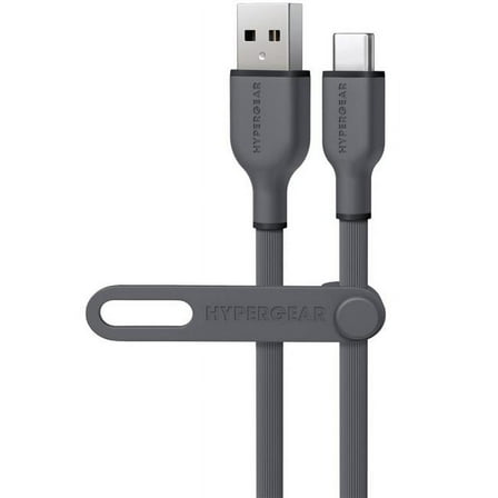 HyperGear 15998-HYP HyperGear Flexi PRO USB to USB-C Cable 6ft - Gray