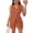Light Brown, variant on 2 Piece Outfits Sleeveless Matching Sets Women's Summer Button Down V Neck Vest Waistcoat and Pockets Shorts Beige M
