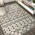 thumbnail image 5 of JONATHAN Y MOROCCAN HYPE 5 x 8 Area Rug, Aksil Moroccan Beni Souk - Cream/Black, MOH208A-5, 5 of 10
