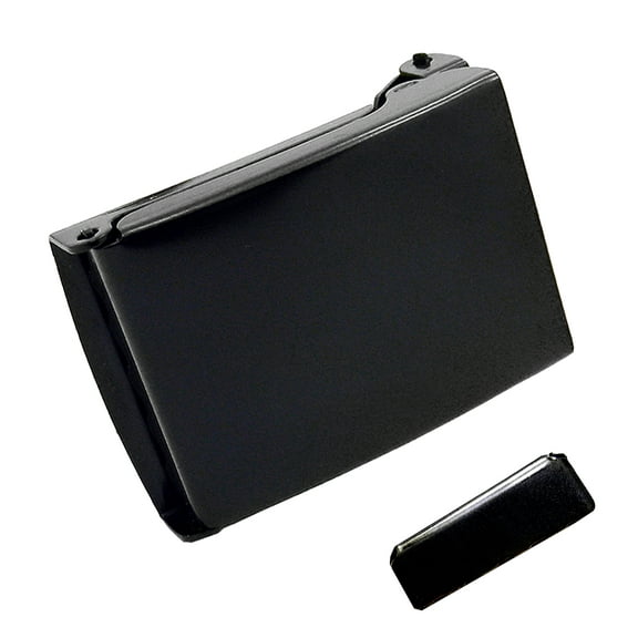 Black Hypoallergenic Military Flip Top Buckle 1.25" Width