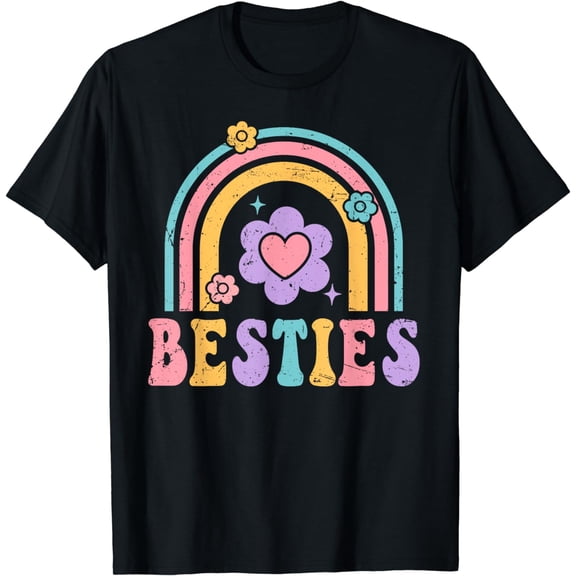 Besties Cute Matching Mother Daughter Friend Matching BFF T-Shirt