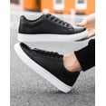 thumbnail image 2 of Men's Fashion Sneakers White Shoes for Men Casual Breathable Shoes, 2 of 11