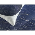 thumbnail image 4 of Ambesonne Constellation Quilted Bedspread Set 3 Pcs, Sky Map Northern, King Size, Blue Cream Violet Blue, 4 of 5