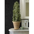 thumbnail image 3 of Sirpi Wallcoverings Angelina Black Moire Wallpaper, 20.9-in by 33-ft, 57.48 sq. ft., 3 of 3