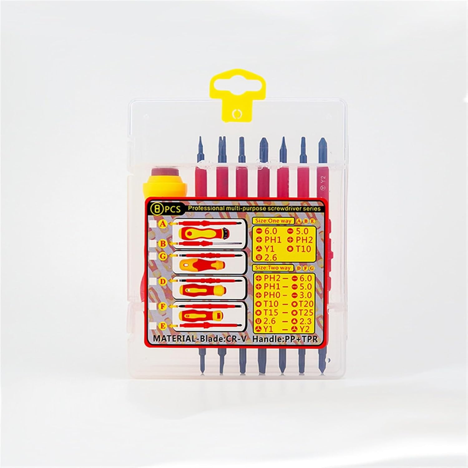 Gamvdout DIY Tool Kit 8PCS Screwdriver Bits Sets For Household Electrical Repairing Maintenance Hand Tools Tool Sets