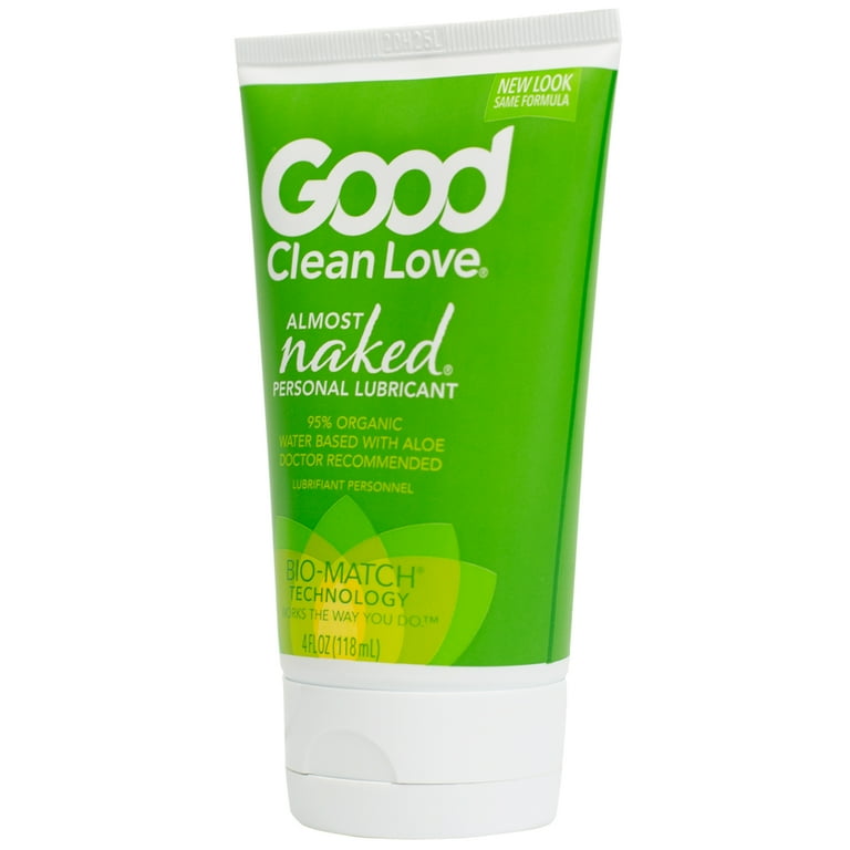 Good Clean Love Almost Naked Organic Water-Based Lubricant, Aloe Vera,  pH-Balanced, 4 Oz, 2-Pack - Walmart.com