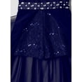 thumbnail image 7 of Alvivi Kids Girls Shiny Party Dress Sequin Lace Jumpsuit Overlay Romper 6-16, 7 of 7