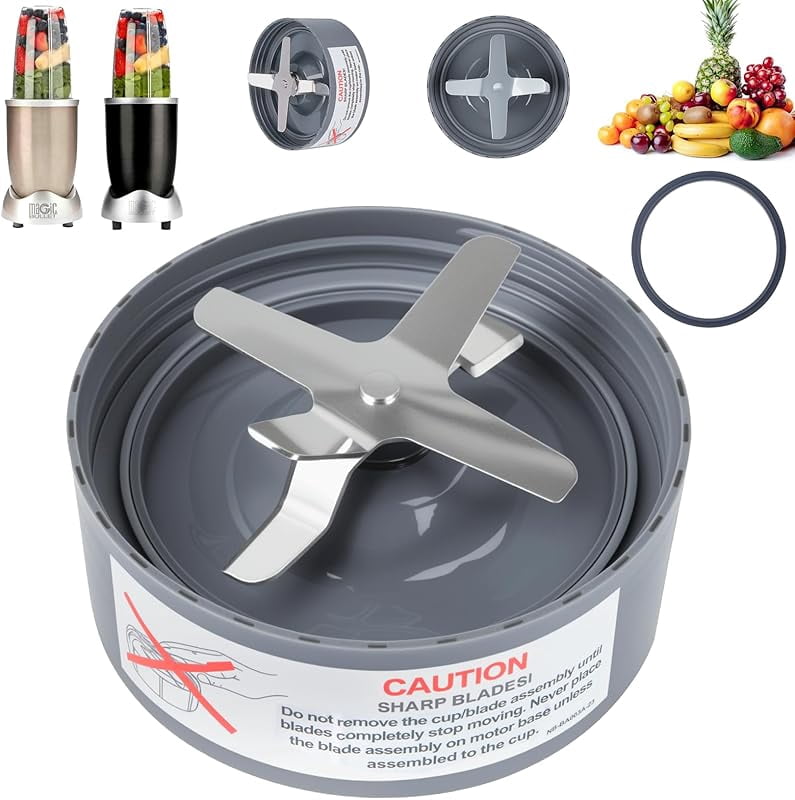 Poweka 2 Verres 32 Oz Avec Couvercles Rabattables - Compatibles Nutribullet 600W 900W