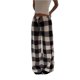 thumbnail image 1 of Pantalones de pijama de forro polar for mujer, pantalones mullidos de felpa for otoño e invierno, pijamas cálidos y acogedores, lindos pantalones de franela, 1 of 6