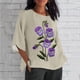 thumbnail image 1 of Fiudx Ofertas Flash Artículos En Oferta Blusa Holgada con Estampado de Manga 3/4 para Mujer, Estilo Informal, con Estampado de Alzheimers, 1 of 4