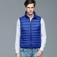 thumbnail image 4 of Chaleco de plumón ligero de otoño e invierno, chaleco de hombre, chaqueta de plumón ligera, chaleco ajustado con cuello alto de talla grande, 4 of 6