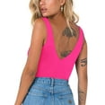 thumbnail image 5 of Biekopu New Women Solid Color Tank Tops Sexy V-Neck Sleeveless Backless Vests Summer Slim Fit Seamless Tops Streetwear, 5 of 6