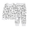 thumbnail image 4 of Kids Halloween Pajamas Set Girls Boys Soft & Lightweight Color Your Own Pajamas for Kids Two-Piece Nightwea, 4 of 4