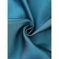 thumbnail image 4 of Allegra K Blusa De Satén Para Mujer, Oficina De Trabajo, Cuello En V, Manga Casquillo, Top Elegante Azul XL, 4 of 5