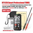 thumbnail image 1 of Digital Smart Multimeter Auto Range True Rms AC DC 600-V Voltmeter Ammeter Battery Tester HT112 Series , Readable, 1 of 6