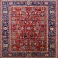 thumbnail image 1 of Ahgly Company Indoor Square Mid-Century Modern Pink Oriental Area Rugs, 5' Square, 1 of 6