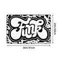 thumbnail image 4 of ZICANCN Funk Music Musical Style Area Rugs Doormat , Facecloth Non-Slip Floor Mat Rug for Living Room Kitchen Sink Area Indoor Outdoor Entrance 72"x48", 4 of 9