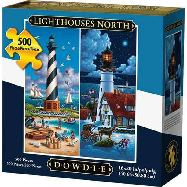 Dowdle Jigsaw Puzzle Lighthouses North 500 Piece