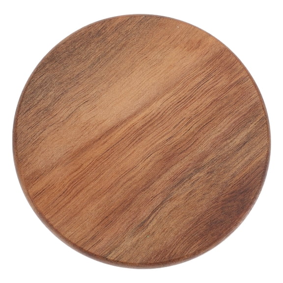 WRISTBIQUE 4 Solid Wood Coasters Japanese Style Anti-slip for Study Dining .8x8.8in