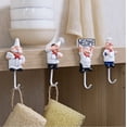thumbnail image 4 of Paquete de 4 ganchos de pared de estatuilla de Chef francés de resina colgador de gancho de montaje en pared decorativo para cocinar (estilo surtido) Vhermosa LRWJ572, 4 of 7