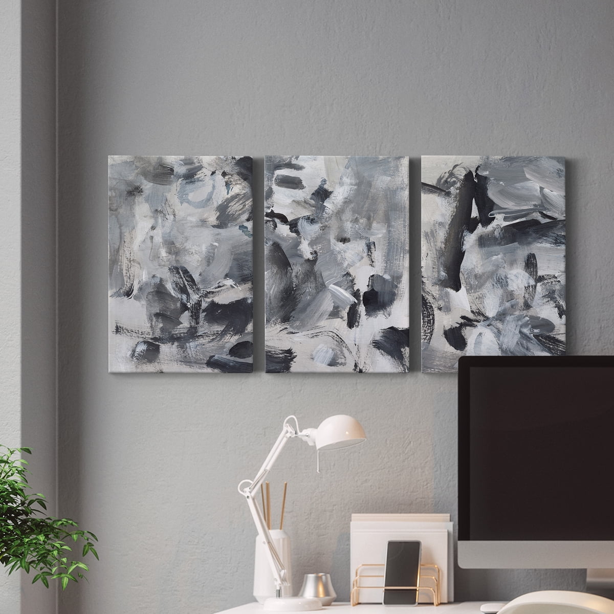 Black & White Mix I Premium Gallery Wrapped Canvas - Ready to Hang - 40 x 60 Each