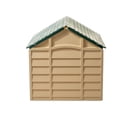 thumbnail image 3 of Starplast Large Dog House/Kennel for Large Dogs, Beige/Green, 3 of 4