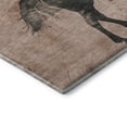 thumbnail image 3 of Addison Rugs Mayfield Premium Machine Washable Transitional Animal Paprika Rectangle Rug, 10' X 14' Machine Washable Transitional Animal Paprika Oversized Sherpa Throw Blanket, 3 of 7