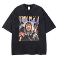thumbnail image 3 of Camiseta Vintage con estampado gráfico para hombre, ropa de calle Retro lavada, estilo Hip Hop, 100% algodón, ropa de gran tamaño, 3 of 4