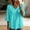 Mint Green, variant on Womens Cotton Linen Shirt 3/4 Length Sleeve V Neck Beach Vacation Tshirts Tunic Tops for Women Summer Blouses for Women Linen Clothing for Women Summer Linen Tops,Black,L