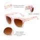 thumbnail image 4 of Gafas de sol para niñas KENBO con protección UV400 para edades de 3 a 10 años, 4 of 6
