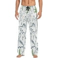 thumbnail image 2 of FREEAMG Childish Dinosaur Pattern Pajama Pants for Men, Men's Separate Bottoms, Pure Cotton Comfortable Lounge Pants?61?, 2 of 7