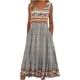 thumbnail image 1 of Vestido largo Medlor Boho con estampado floral sin mangas para mujer, 1 of 6