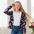 thumbnail image 3 of chaqlin Butterfly Hoodies for Girls 11-13 Soft Zip up Hooded Sweartshirt Flower Full Zipper Hoodie Jacket Lightweight Loose Sports Coat with Pocket, 3 of 7