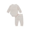 thumbnail image 3 of Bagilaanoe 2Pcs Newborn Baby Girl Boy Long Pants Set Long Sleeve Romper Tops + Casual Trousers 3M 6M 12M 18M 24M Infant Casual Outfits, 3 of 9