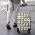 thumbnail image 3 of White Bigfoot and Tree Pattern Luggage Cover Fashion Suitcase Cover Baggage Covers Fit 25-28 Inch Luggage (Go Travel), 3 of 5