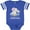 Football Blue and White, variant on Inktastic My Noni Loves Me to the Moon and Back Elephant Family Boys or Girls Baby Bodysuit