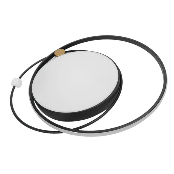 Flush Mount Ceiling Light Fixture, Dimmable Ceiling Light Eye Caring LED  for Kitchen Black