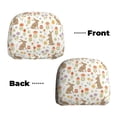 thumbnail image 6 of Kdxio Happy Easter Pattern Print 2 Piece Car Head Rest Covers Set Auto Front/Rear Seats Headrest Cover Universal Fit Most Cars,Sedan, SUV, 6 of 9