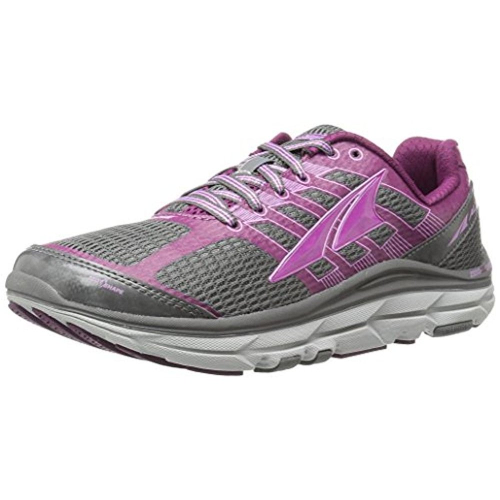 Altra - Altra Women's Provision 3 Trail Runner, Gray/Purple, 8 M US ...