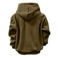 thumbnail image 5 of Oversized Hooded Sweatshirt with Kangaroo Pouch for Small Dogs and Cats, Pet Carrier Hoodie for Women, [Color], [Size], 5 of 7