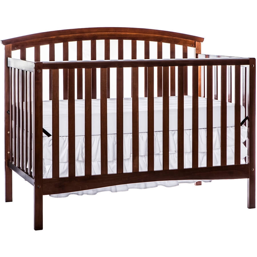 Dream On Me Eden 5 In 1 Convertible Crib Black Walmart Com
