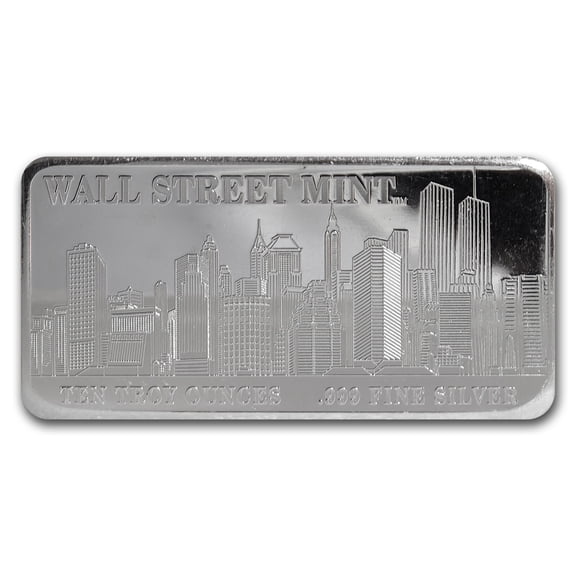 10 oz Silver Bar - (Type 1)