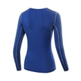 thumbnail image 2 of Poseca Women Compression Quick-Dry T-shirts Long Sleeve Activewear Tight Fitness Yoga Tops, 2 of 2