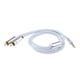thumbnail image 3 of Cable Adaptador Auxiliar Gloria a 3,5 mm a 2 Conectores RCA Blanco, 3 of 8