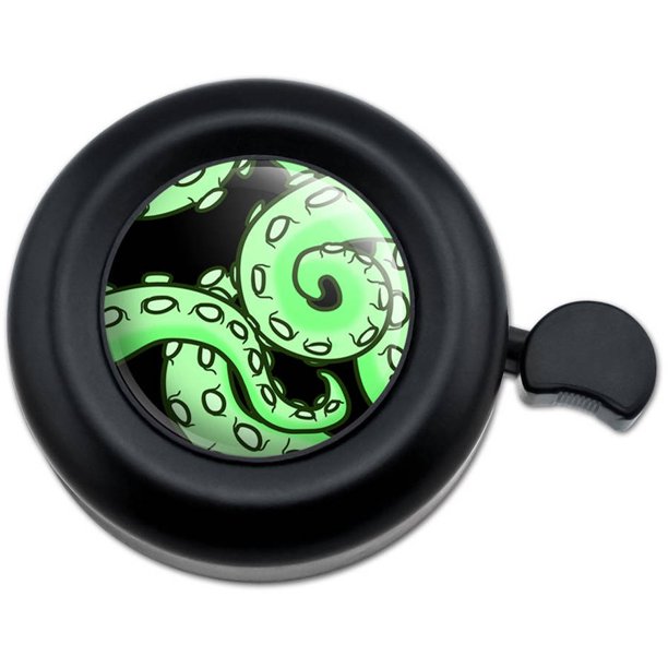 Tentacles Squid Octopus Green Bicycle Handlebar Bike Bell