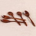 thumbnail image 4 of Binkne Tableware, Japanese Small Curved Spoon, 5 Spoons, Soup Lot Teaspoon Utensil Wooden Spoon 5Pcs Tool Catering Cooking Kitchen Kitchen，Dining & Bar, Stainless Steel Bowl, 4 of 9