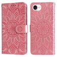 thumbnail image 2 of Funda tipo cartera GANGXUN para iPhone 16e , diseño girasol, cuero PU, soporte, cierre magnético, tarjetero, 2 of 5