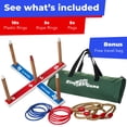 thumbnail image 3 of Elite Sportz Juegos de lanzamiento de anillos para niños – Juego de patio al aire libre para adultos y familia – Juguetes de patio trasero Juegos al aire libre Juegos de patio trasero Juegos de césped, 3 of 9
