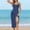 #052-Dark Blue, variant on Women's Butterfly Solid Color Shawl Beachwear, Ribbon Tie Wrap Dress, Lightweight Chiffon Long Skirt Cover-Up for Beach and Daily Use
